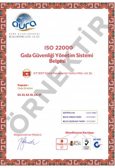 ISO 27001 Kalite Belgesi