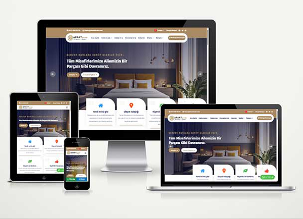 Apart Pansiyon Firma Web Site Paketi Moonlit