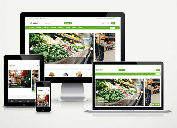 Market Bakkal E-Ticaret Web Sitesi Pazar