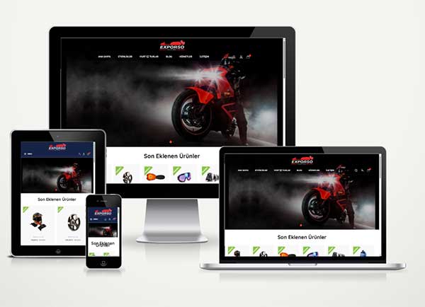 Motosiklet - Bisiklet Aksesuar Eticaret Paketi v5.0